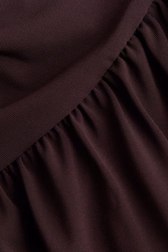 Платье с драпировкой из джерси