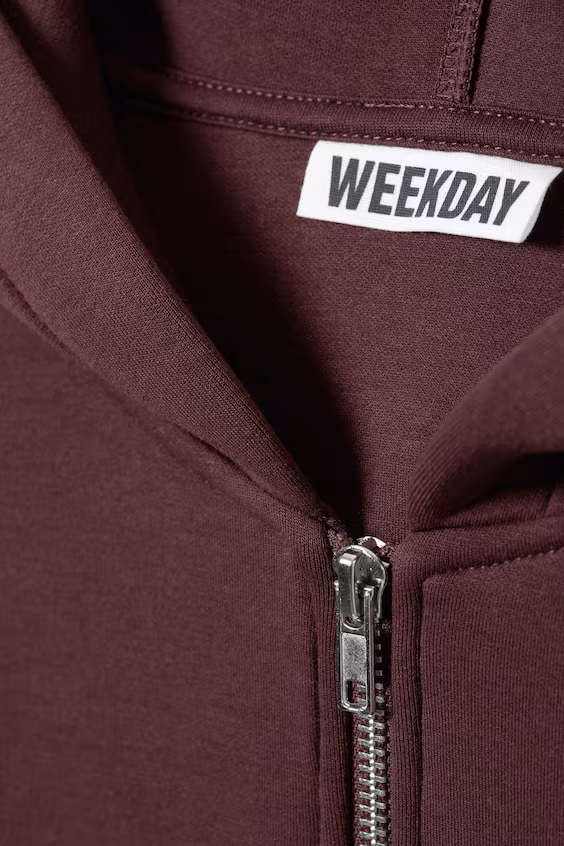 Куртка с капюшоном и молнией оверсайз