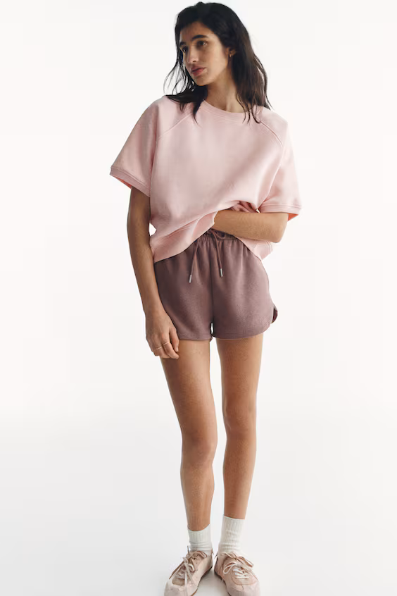 Свитшот с короткими рукавами