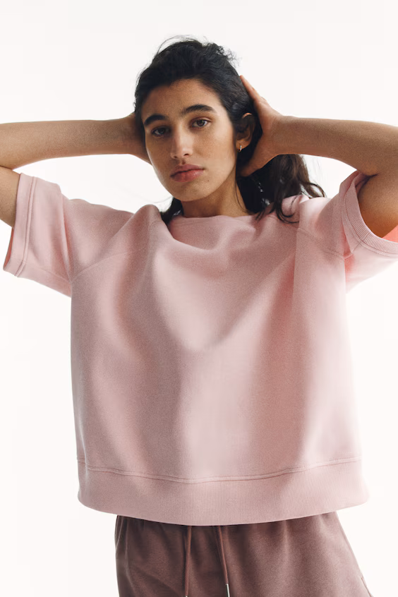 Свитшот с короткими рукавами