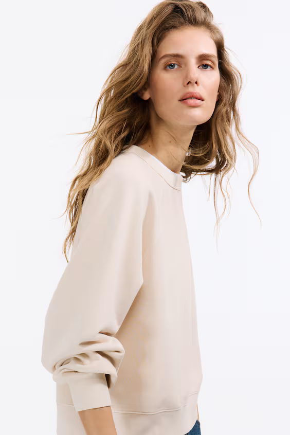 Оверсайз свитшот из хлопка