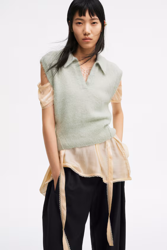 Жилет из альпаки