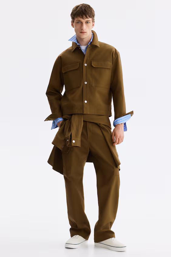 Брюки карго комфортного кроя