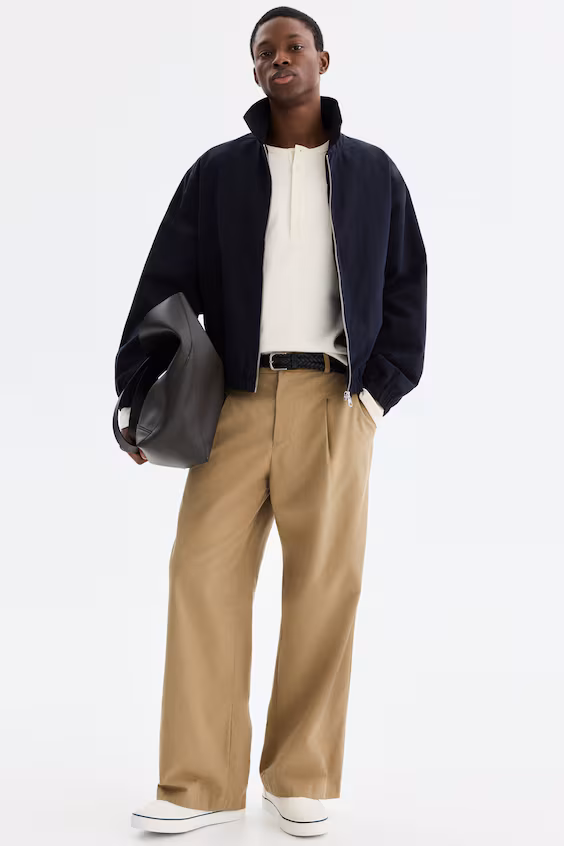 Вязаная свитер с пуговицами силуэта slim fit