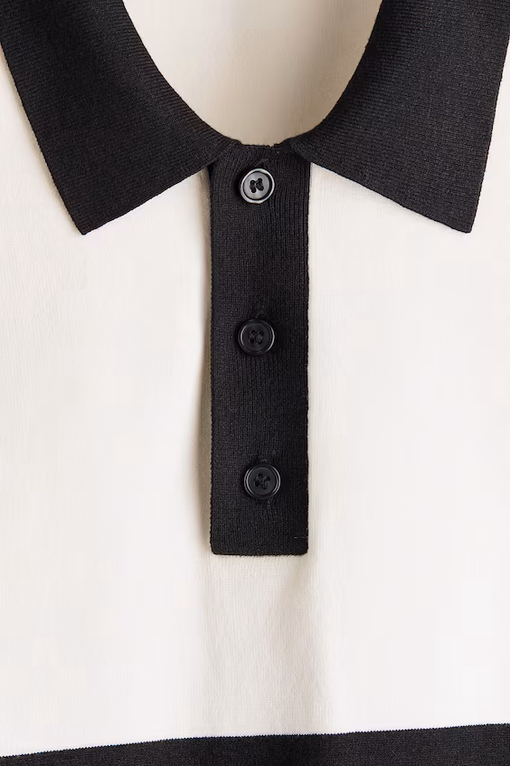 Поло из легкой ткани свободного кроя