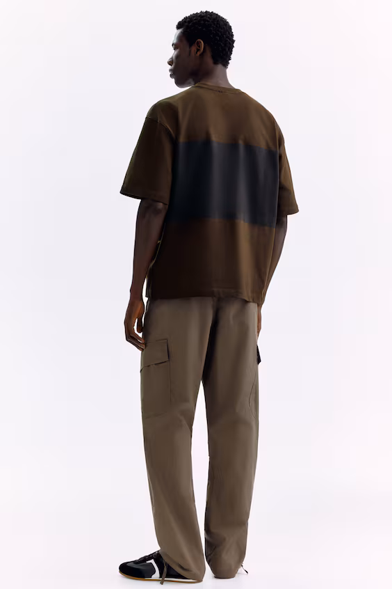 Футболка с принтом оверсайз