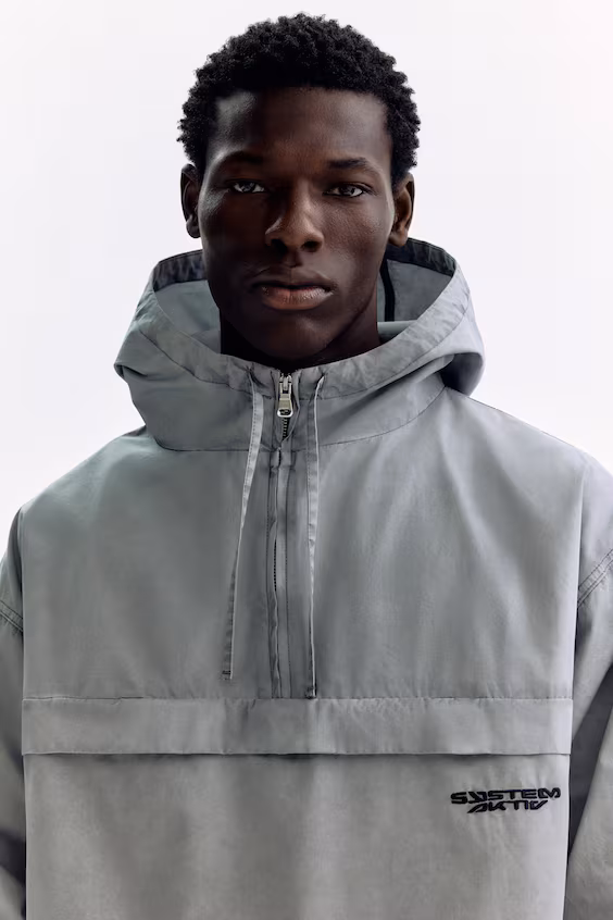 Ветровка из хлопка loose fit