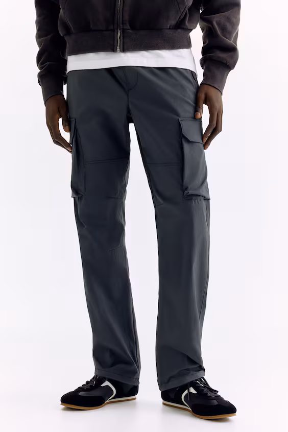 Брюки карго из нейлона cтандартной посадки
