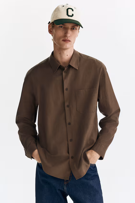 Рубашка свободного кроя relaxed fit