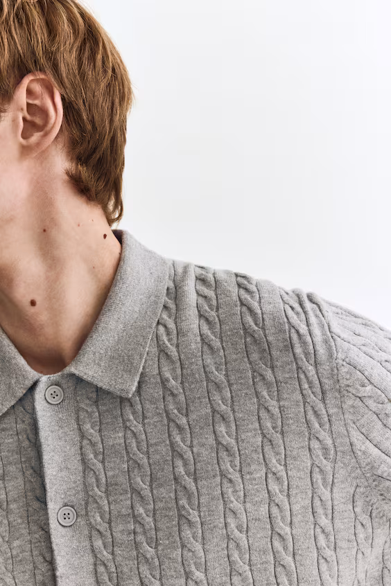 Плетеный свитер regular fit