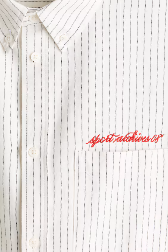 Рубашка oxford свободного кроя