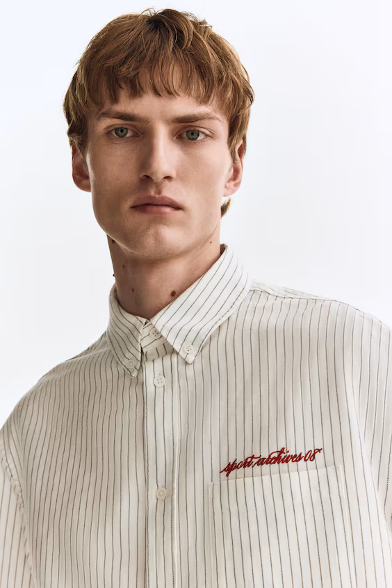 Рубашка oxford свободного кроя