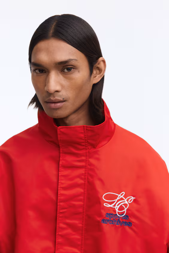 Спортивное пальто loose fit из нейлона