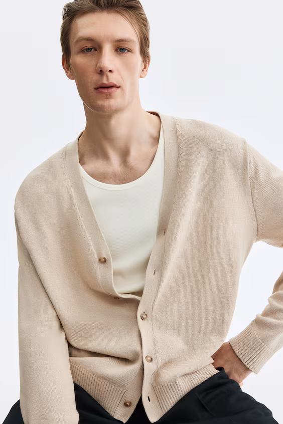 Кардиган из легкой ткани relaxed fit