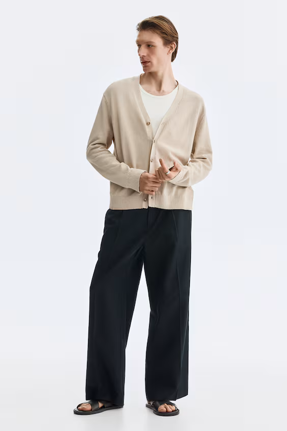 Кардиган из легкой ткани relaxed fit