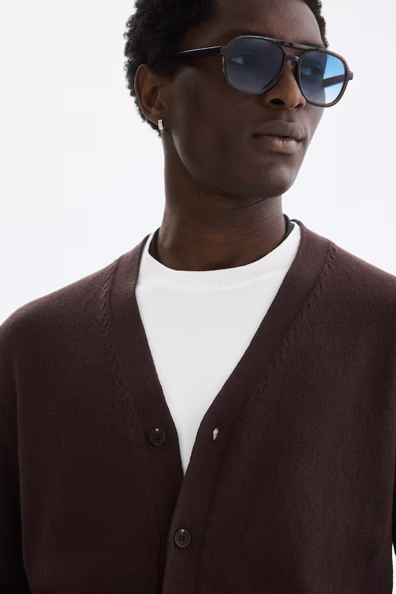 Кардиган из легкой ткани relaxed fit