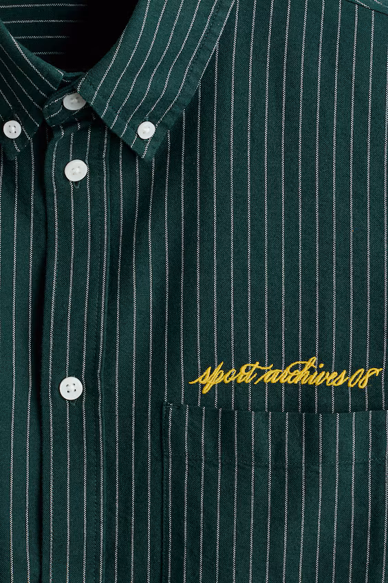 Рубашка oxford свободного кроя