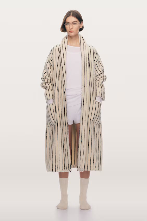 Халат из хлопкового футера