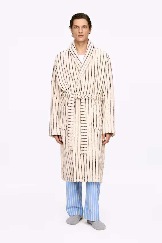 Халат из хлопкового футера