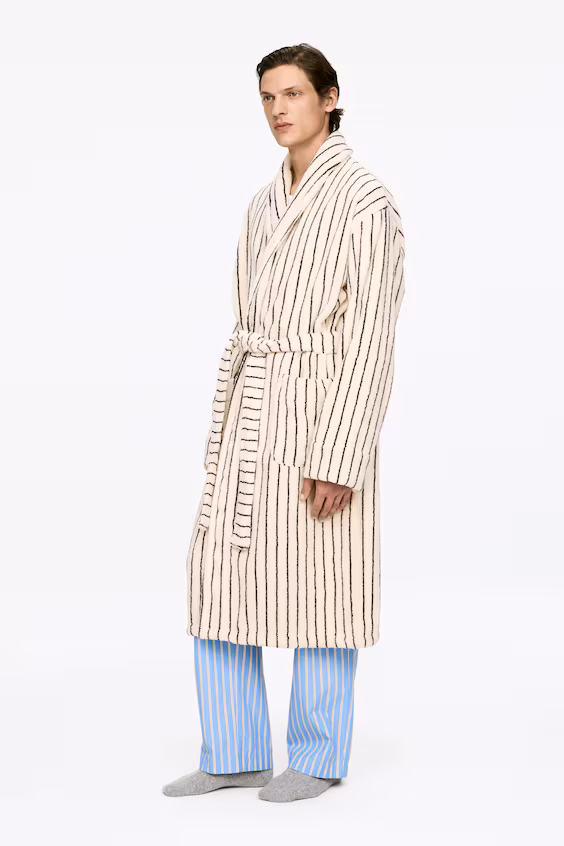 Халат из хлопкового футера