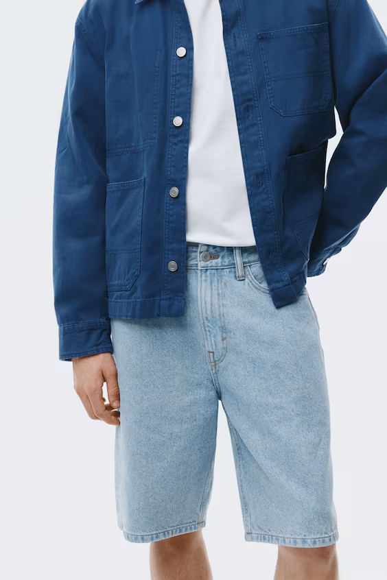 Джинсовые шорты relaxed fit