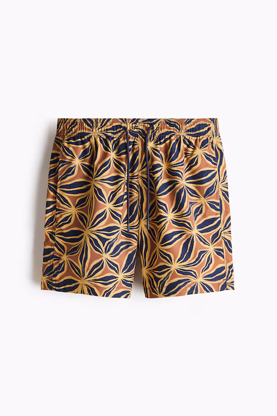 Плавки с принтом пальм