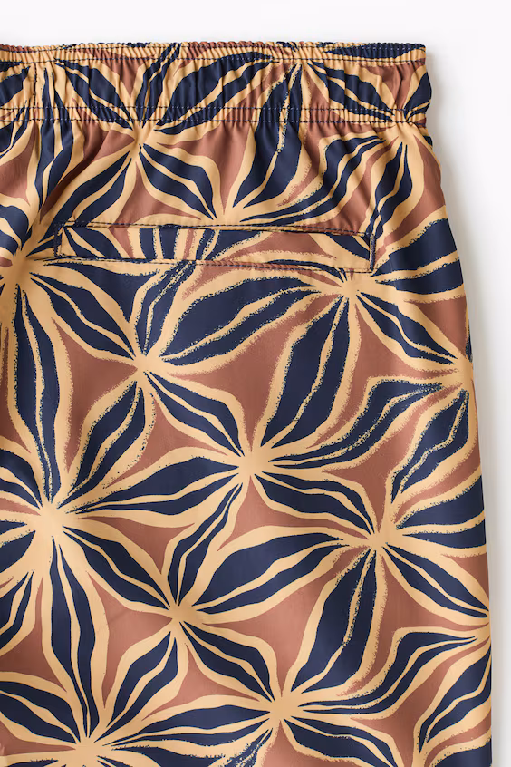 Плавки с принтом пальм