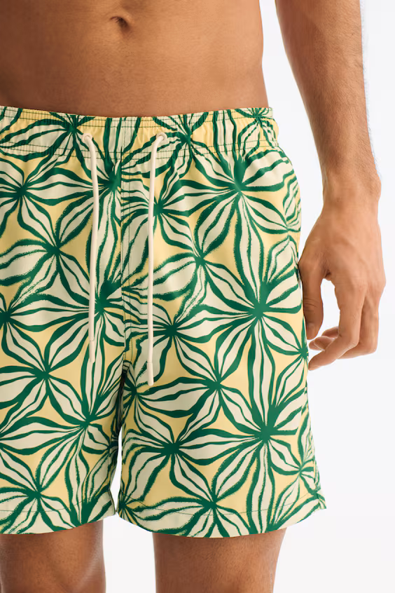 Плавки с узором