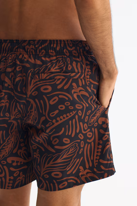 Плавки с узором