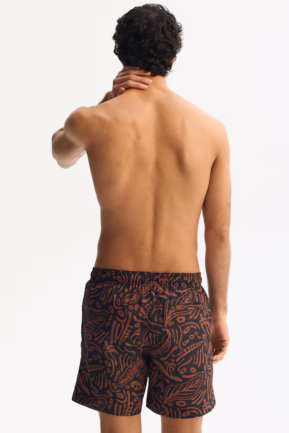 Плавки с узором