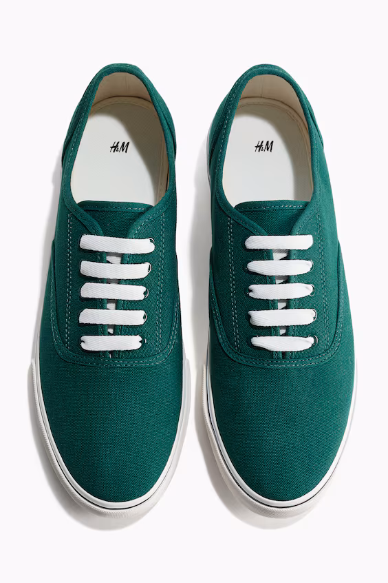 Кеды из хлопкового полотна