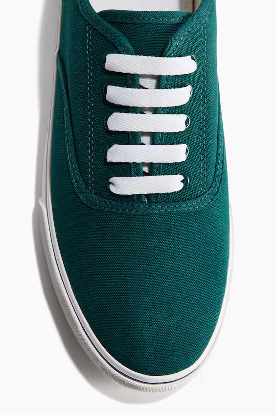 Кеды из хлопкового полотна