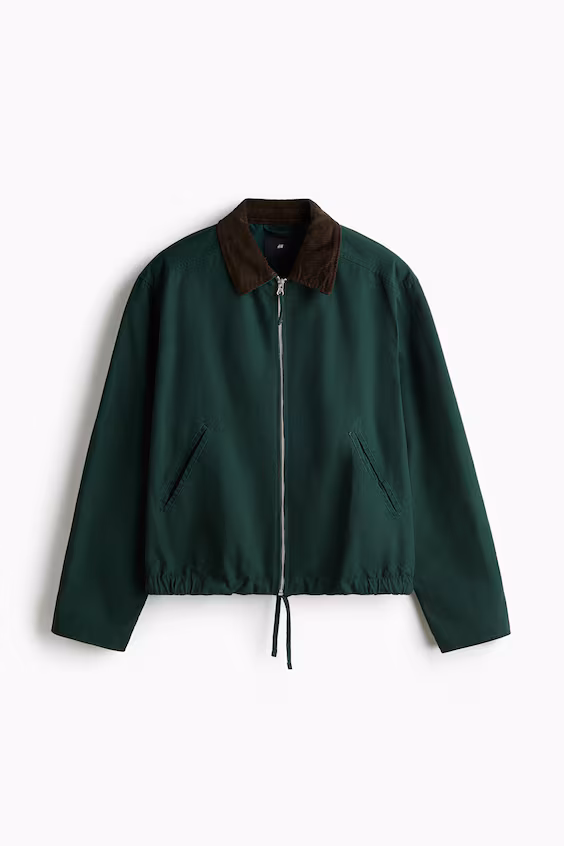 Куртка-бомбер из хлопка