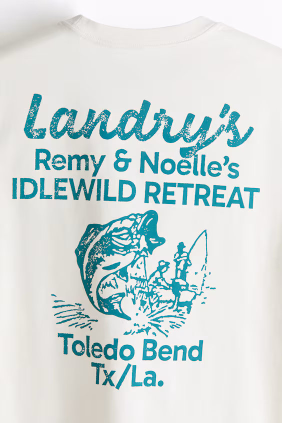 Футболка с принтом свободного кроя