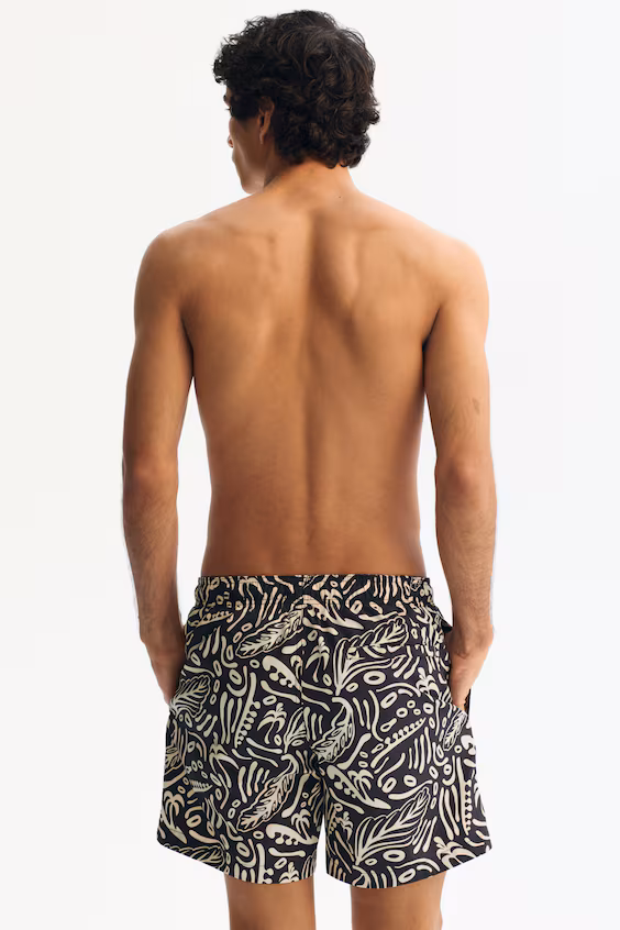 Плавательные шорты с узором