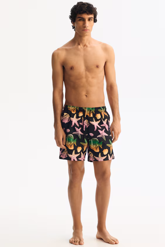 Плавательные шорты с узором