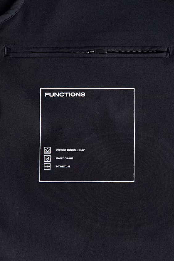 Пальто с водоотталкивающим покрытием стандартного кроя