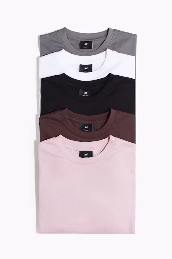 Набор из 5 футболок regular fit