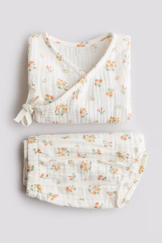 Комплект из 2-х изделий из муселина