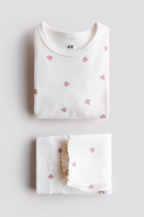 Комплект из 2-х рубчиковых изделий из хлопка