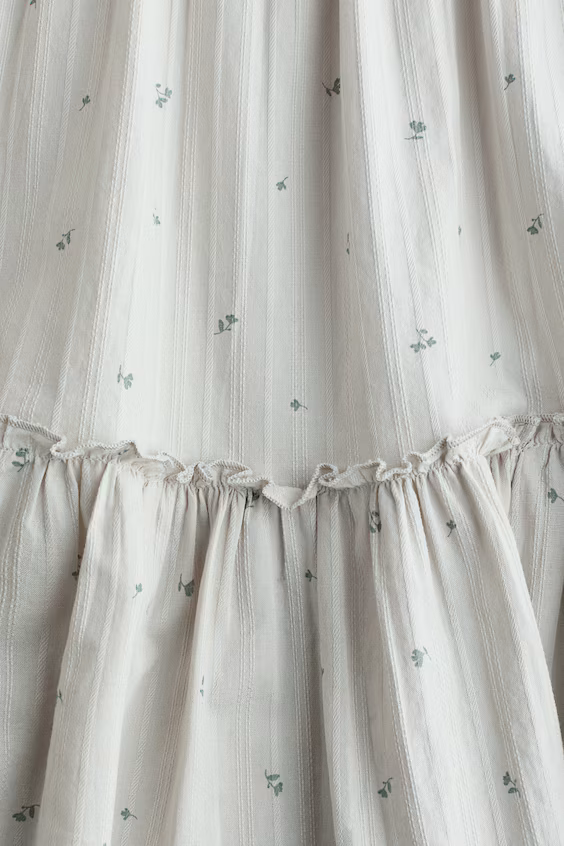 Платье а-силуэт из хлопка