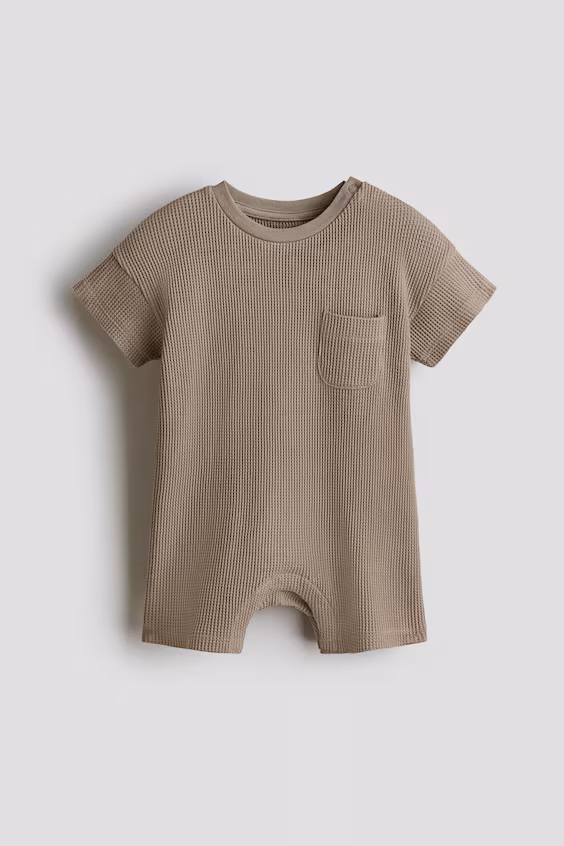 Комбинезон в рубчик из хлопка