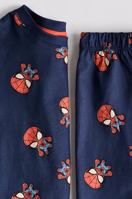 Пижама в принт из хлопка