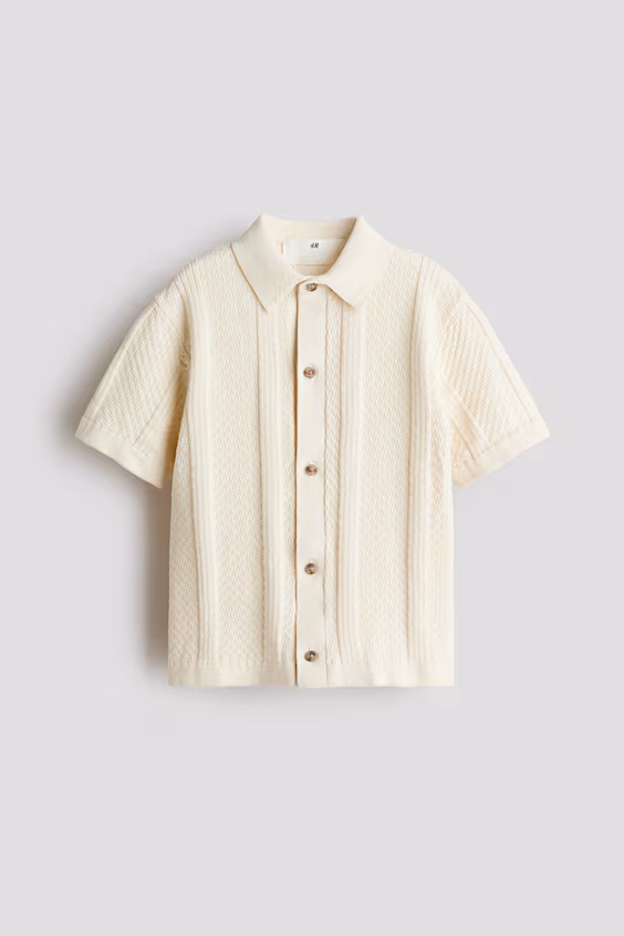 Футболка из трикотажа с текстурой