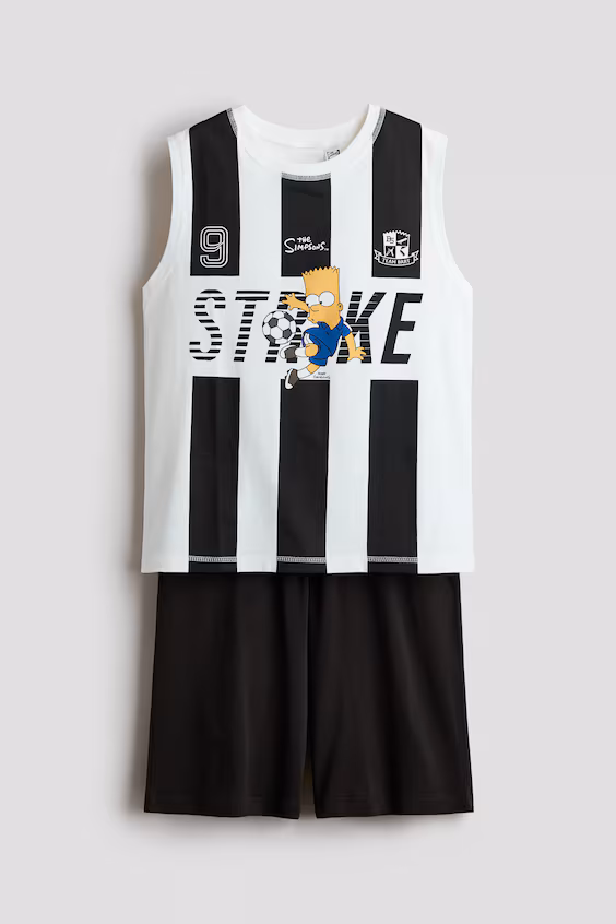 Пижама в принт осимпсонов