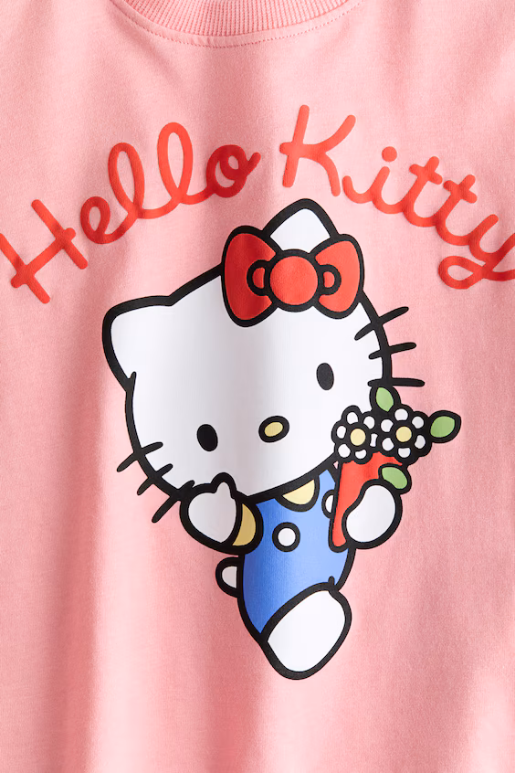 Футболка из хлопка с принтом