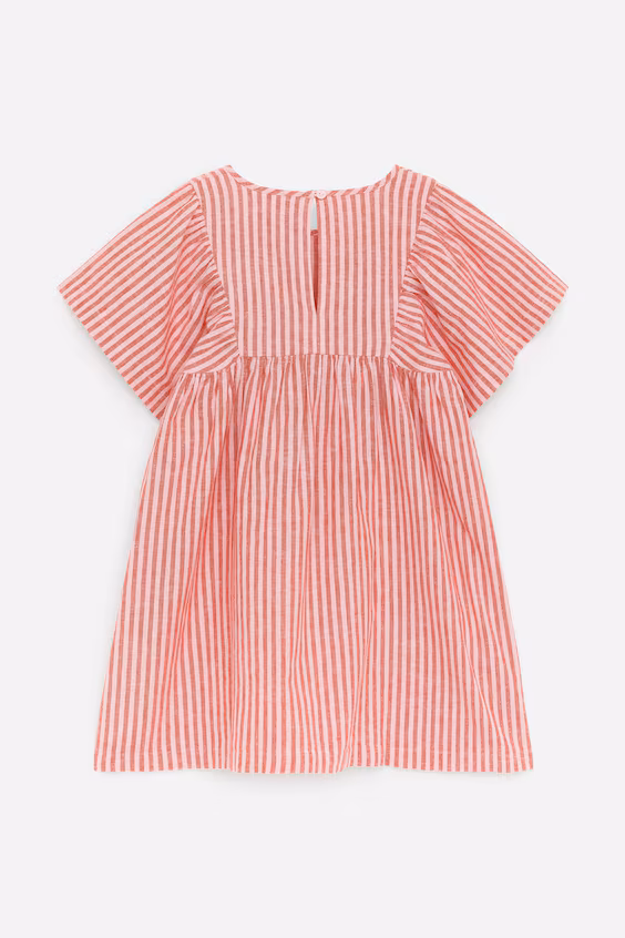 Платье из хлопка и льна