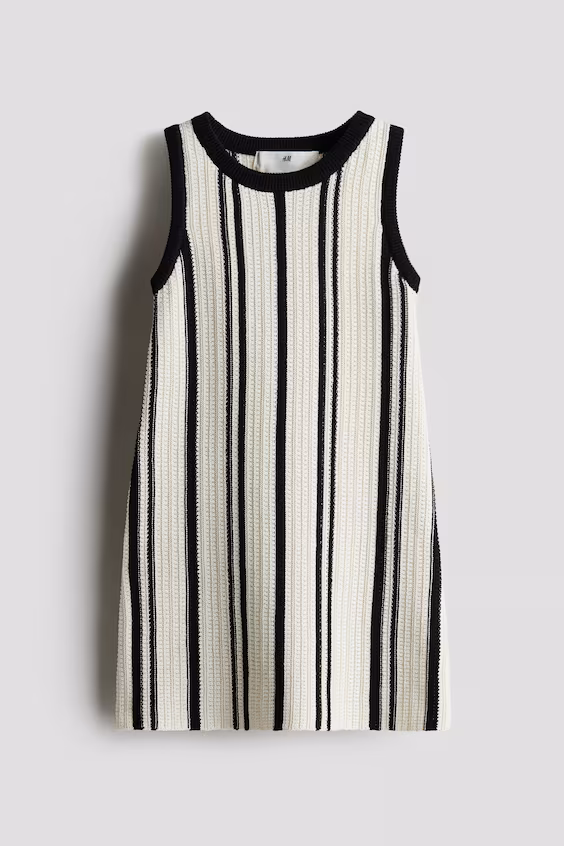 Платье из хлопка с текстурой