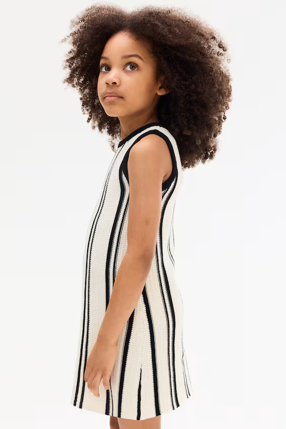 Платье из хлопка с текстурой