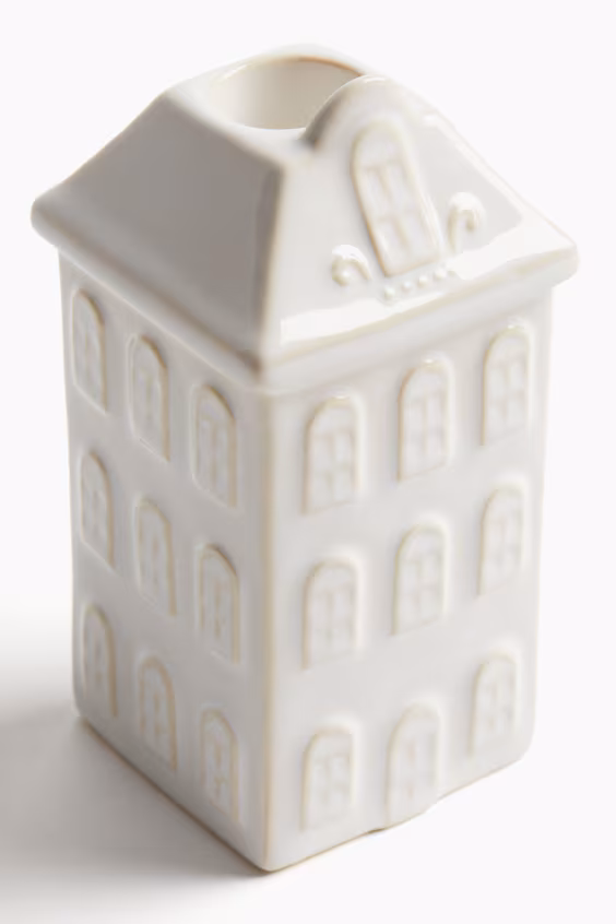 Фигуративная керамическая подсвечник из греса